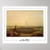 Caspar David Friedrich Zedign Art Poster #150 (Voorkant)