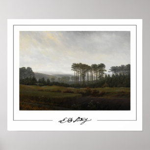 Caspar David Friedrich Zedign Art Poster #20