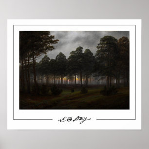 Caspar David Friedrich Zedign Art Poster #72