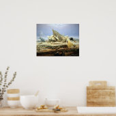 Caspar David Friedrich Zee Ice Poster (Keuken)