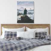 Caspar Friedrich The Wanderer Boven het Zee Fog Canvas Afdruk (Insitu (Slaapkamer))