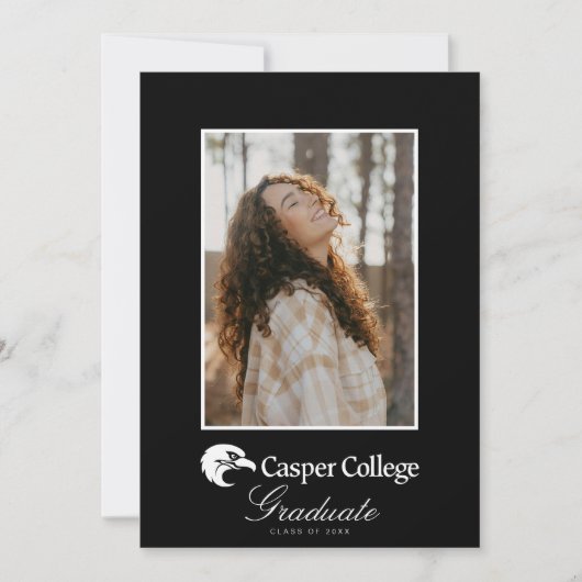 Casper College Afstuderen Aankondiging (Voorkant)