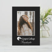 Casper College Afstuderen Aankondiging (Staand voorkant)