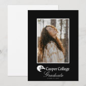Casper College Afstuderen Aankondiging (Voorkant / Achterkant)