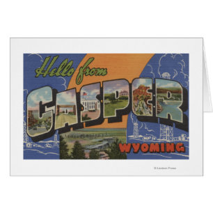 Casper, Wyoming - Grote letterscènes