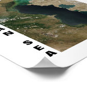 Caspiaans Zee Poster (Hoek)