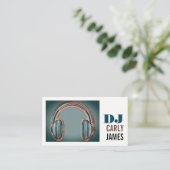 Casque, Carte de visite DJ professionnel (Debout devant)