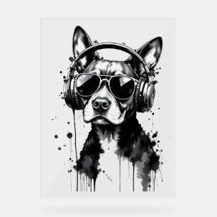 Casque de chien cool Cute Animaux de compagnie enc