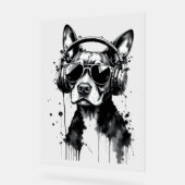 Casque de chien cool Cute Animaux de compagnie enc (Angle)