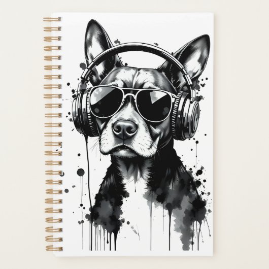 Casque de chien cool Cute Animaux de compagnie enc (Devant)