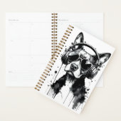 Casque de chien cool Cute Animaux de compagnie enc (Devant avec enveloppe)
