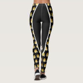 Casque de football or Leggings d'impression (Dos)