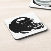 Casque de football Pop Art dessous de verre en pla (Côté gauche)