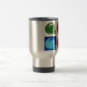 Casque de football Pop Art Travel Mug (Centre)