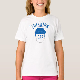 Casque de hockey bleu filles Penser T-shirt Casque