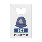 Casque de policier britannique - Ajouter le numéro (Dos)