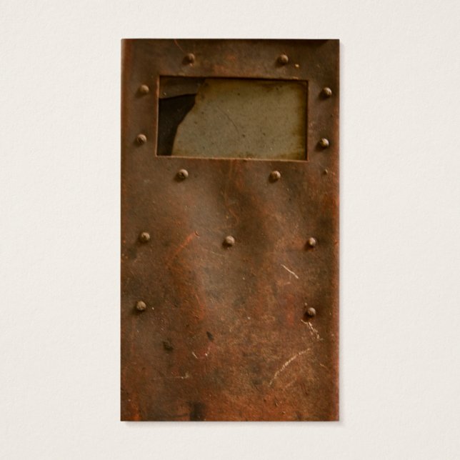 Casque de soudage rouillé (Dos)