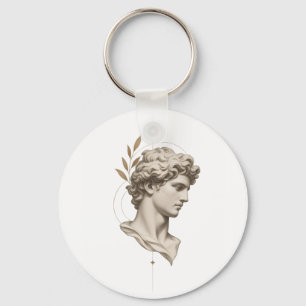 Casque de Spartiate esthétique porte-clés grec