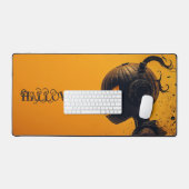 Casque d'horreur d'Halloween jaune (Clavier et souris)