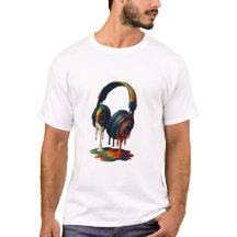 Casque fusionnant - t-shirt artistique