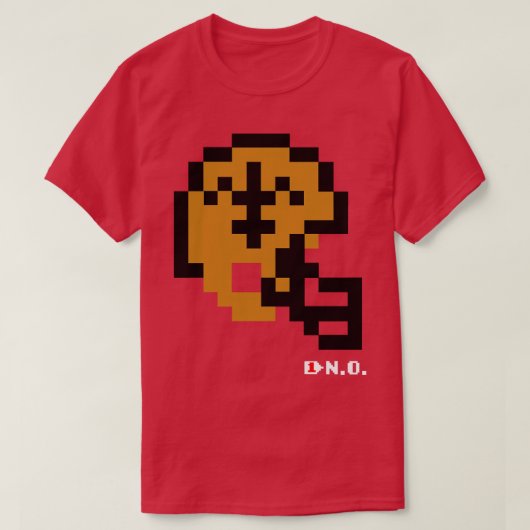 Casque Saints Tecmo Bowl TShirt (Design devant)