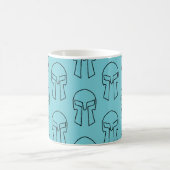 Casque spartiate - Mug classique blanc 11 oz (Centre)