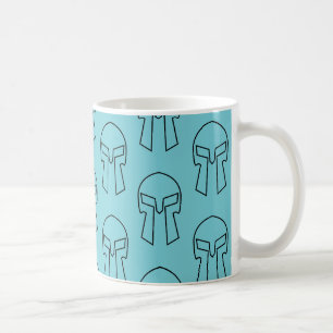 Casque spartiate - Mug classique blanc 11 oz