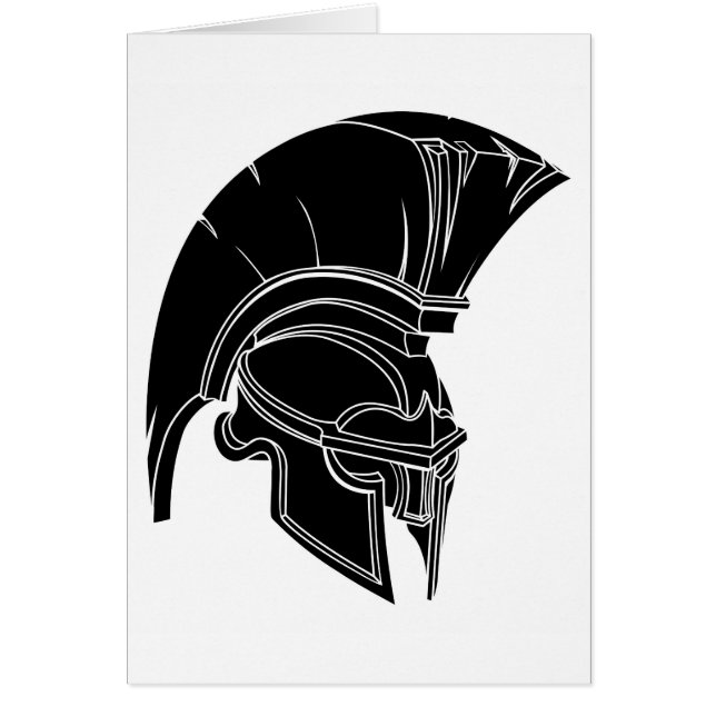 Casque spartiate ou trojan (Devant)
