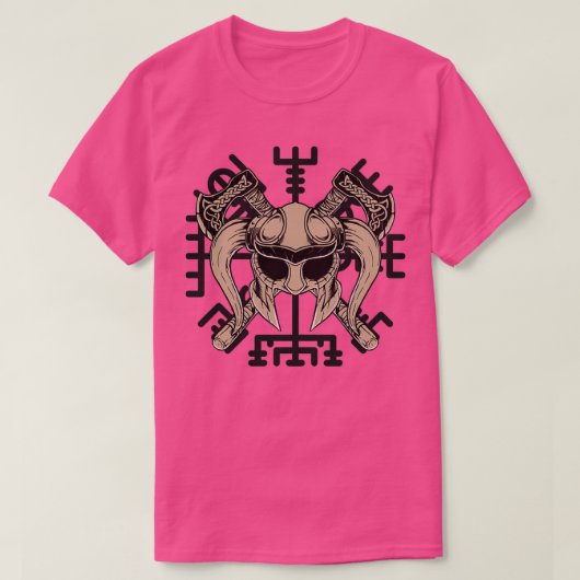 Casque viking et futhark Classic TShirt (Design devant)