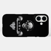 Casques de crâne iPhone 16 Coque Coque-Mate à pein (Verso (horizontal))