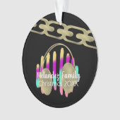 Casques DJ Hip hop Retro Neon Foil Chain (devant)