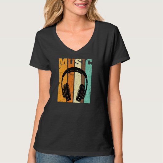 Casques Retro Musique Hip hop Rapper Rap Pullover (Devant)