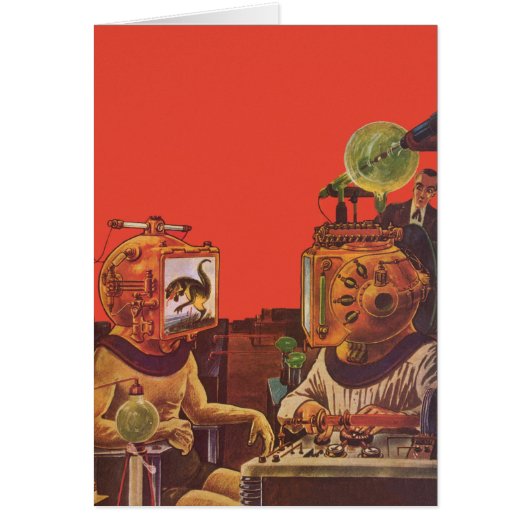 Casques vintages de science-fiction, Aliens de pun (Devant)