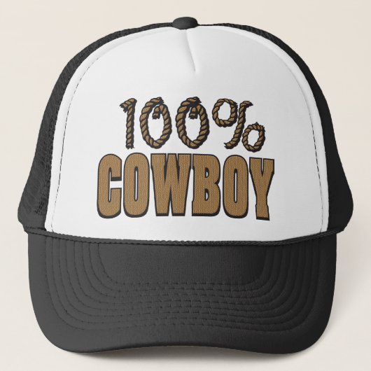 Casquette 100 % Cowboy (Devant)