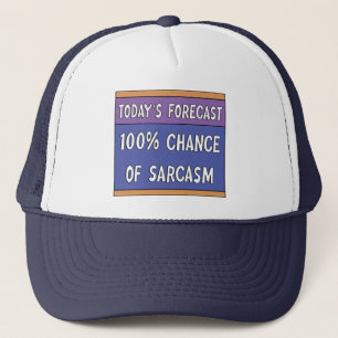Casquette 100% de chance de sarcasme