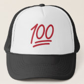 Casquette 100 Emoji Conçu (Devant)