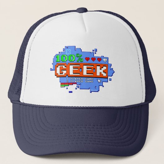 Casquette 100% Geek (Devant)