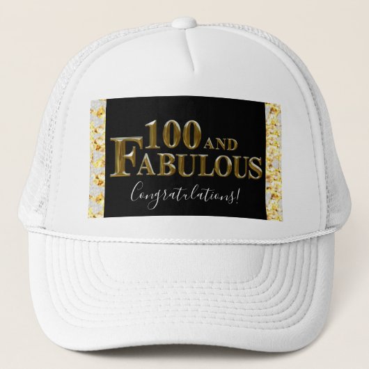 Casquette 100e anniversaire  (Devant)