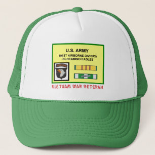 Casquette 101ST VÉTÉRINAIRE de GUERRE de VIETNAM de DIVISI