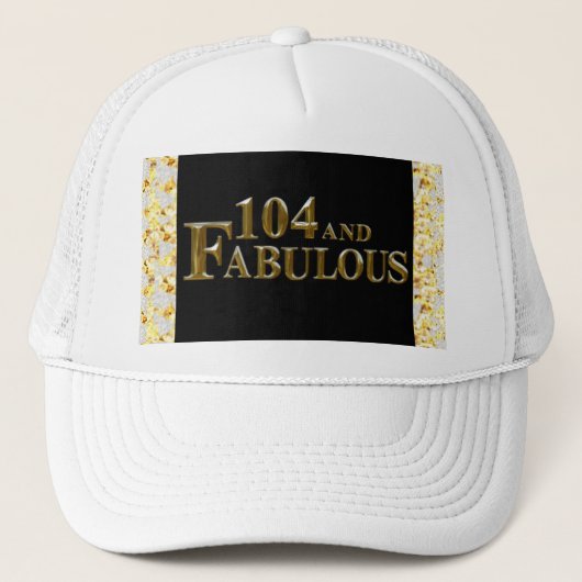 Casquette 104 Anniversaire (Devant)