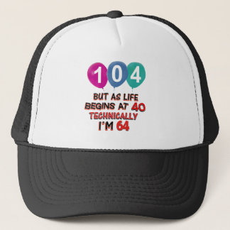 Casquette 104th conceptions d'anniversaire d'année