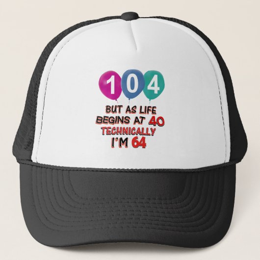 Casquette 104th conceptions d'anniversaire d'année (Devant)