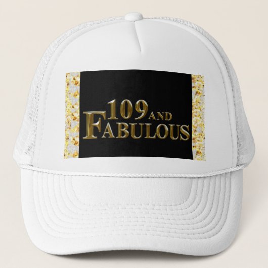 Casquette 109 Anniversaire (Devant)