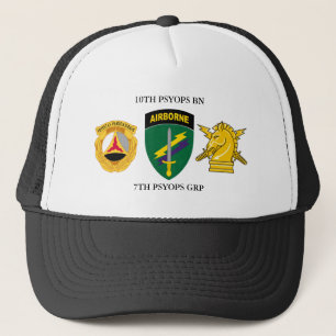 CASQUETTE 10E BATAILLE PSYOPS 7E GROUPE PSYOPS