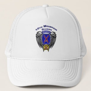 Casquette 10e Division de la montagne Conception ailée étonn
