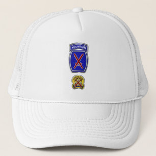 Casquette 10e Division de montagne "Montez vers la gloire"