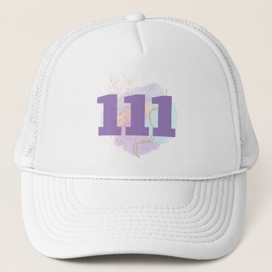 Casquette 111 Aligner et Manifest Numéros d'ange Vibes haute (Devant)