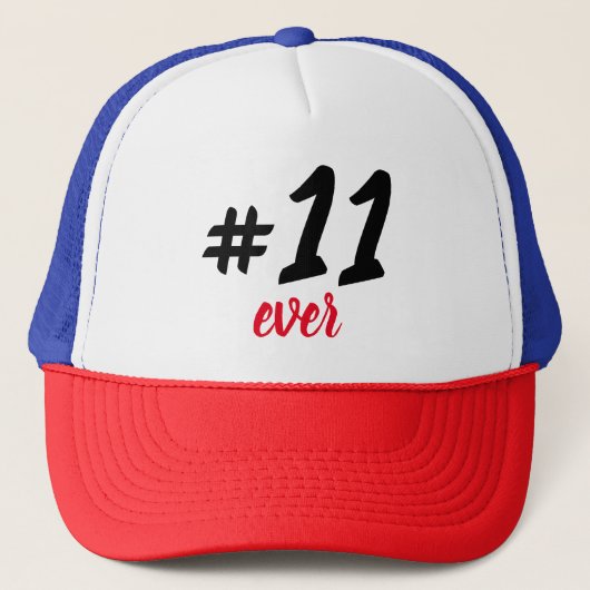 Casquette #11 ever (Devant)