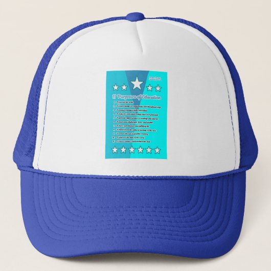 Casquette 11 Objet de l'éducation (Devant)