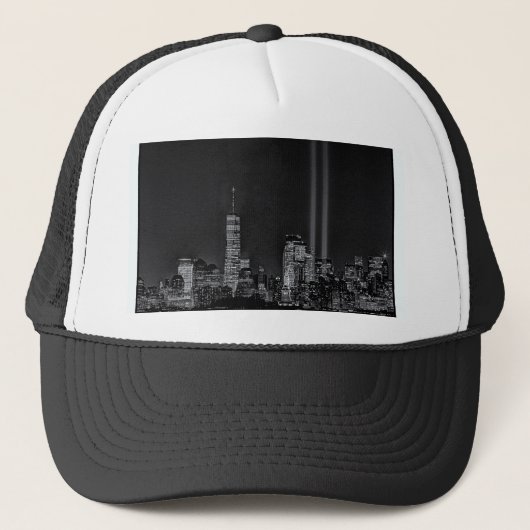 Casquette 11 septembre hommage dans les lumières NYC (Devant)